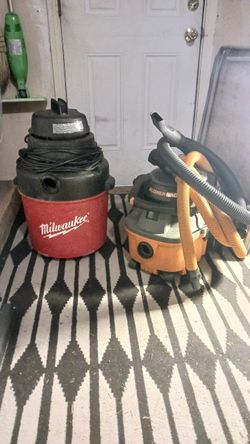 One 9 Gallon $60 Milwaukee Wet/Dry Vac OBO
