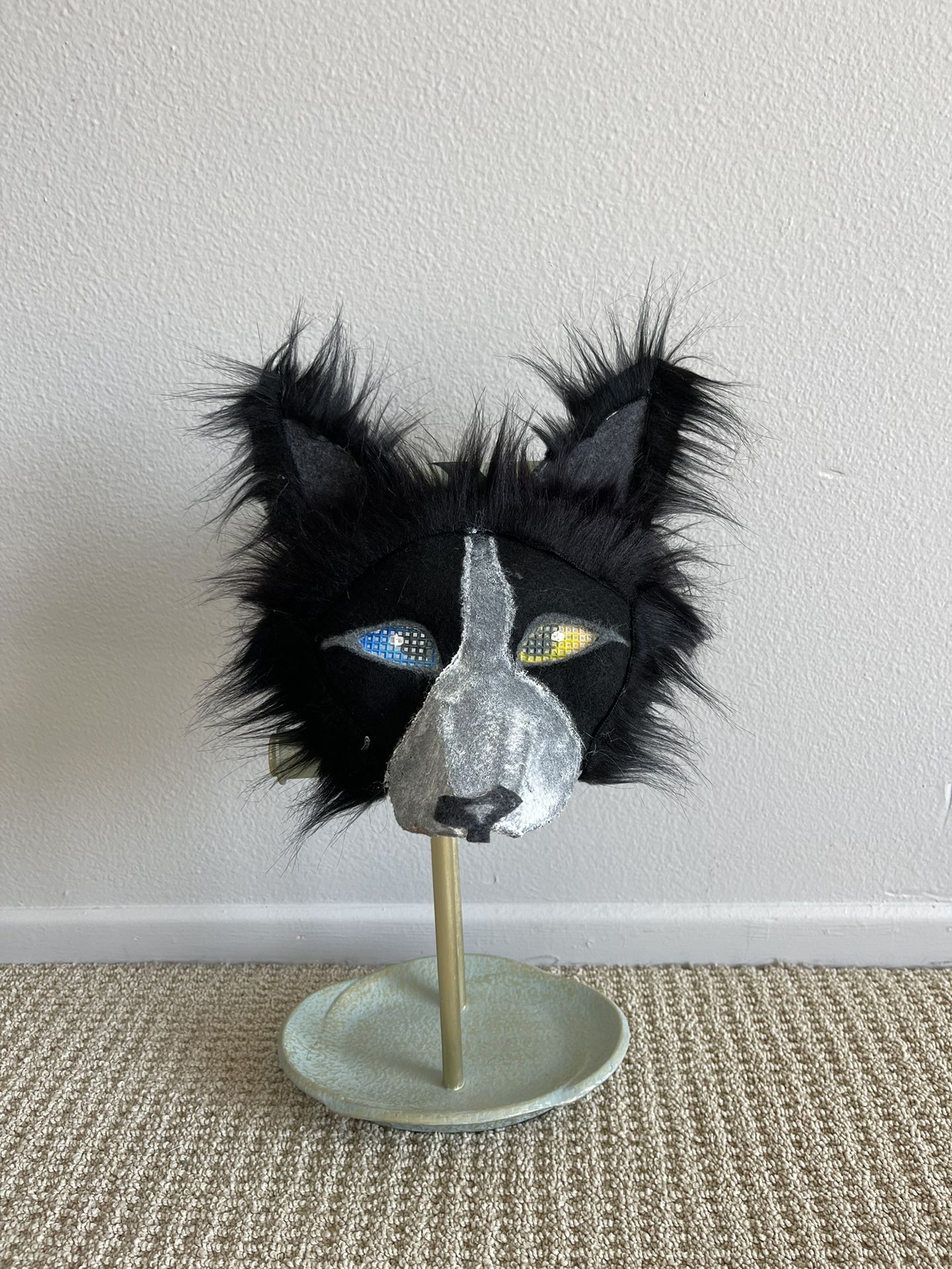 Border Collie Therian Mask.