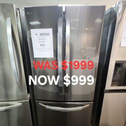 22 Cu. Ft. French Door Refrigerator With ICE Maker 