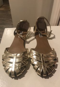 Gold sandals