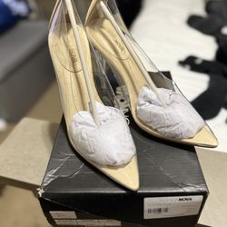 Glass Doll Fashion Nova Clear Pumps