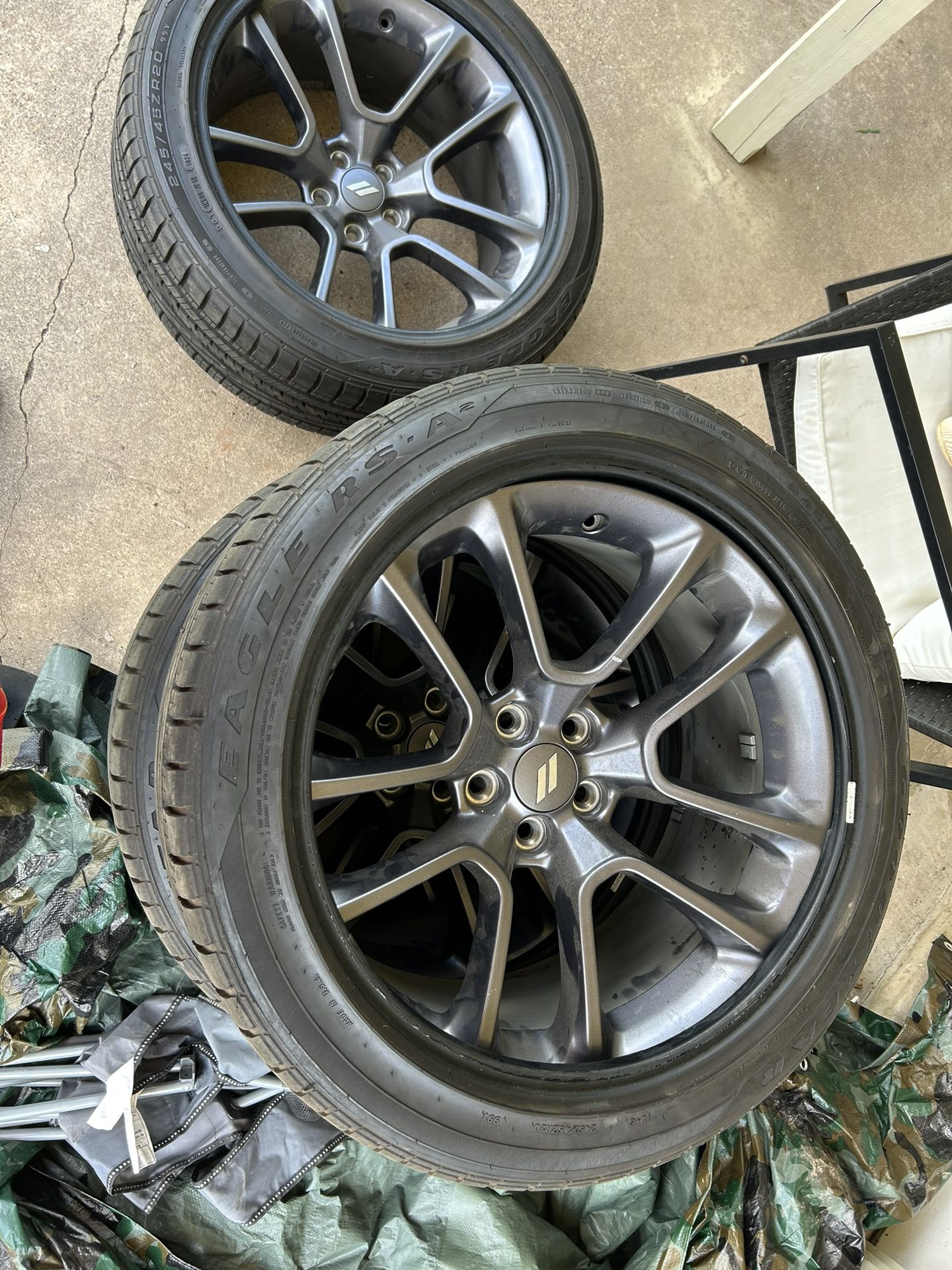 2023 OEM SCATPACK WHEELS AND TIRES 