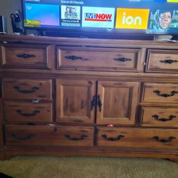 Bedroom Wooden Dresser Set