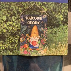 WELCOME GNOME FLAG 