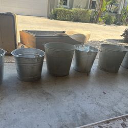 Galvanized Buckets 