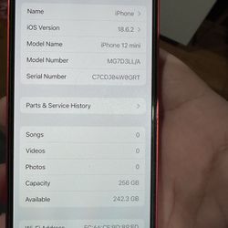 iPhone 12 Mini 256 Gb Red 