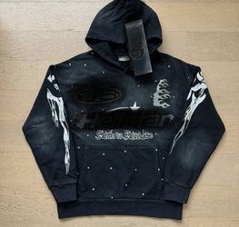 Black and white hoodie