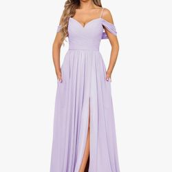 Lilac Bridesmaid dress size 6 BRAND NEW