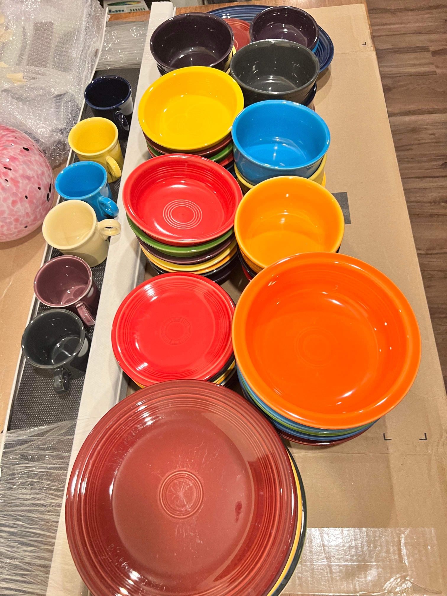 Fiesta ware Dishes (make Offer)