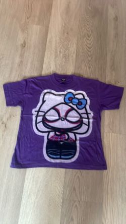 Hello kitty x Gwen graphic tee, purple, large kids