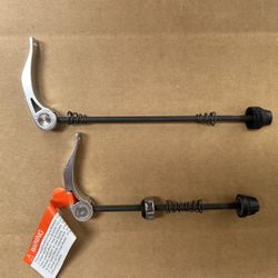 Alloy Bike Quick Release Skewers Set Silver New!