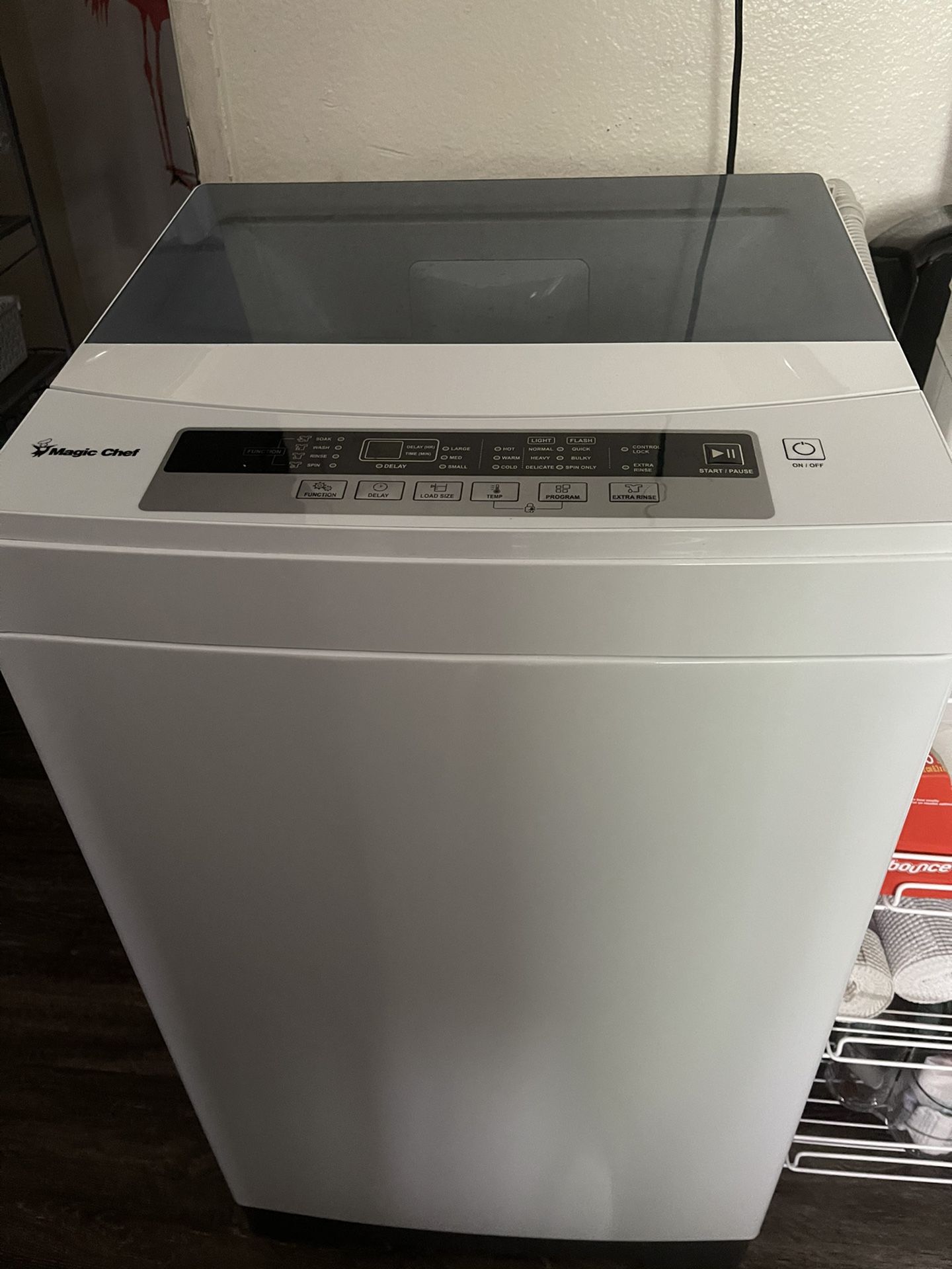 Magic Chef 2.6 cu. ft. Compact Electric Dryer, White