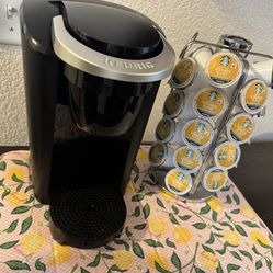 Keurig Machine with Pod Carousel Holder