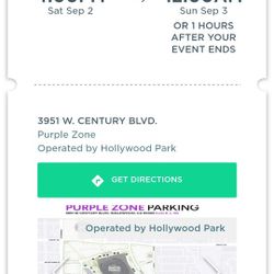 Beyonce Renaissance Tour 9/2 Sofi Parking