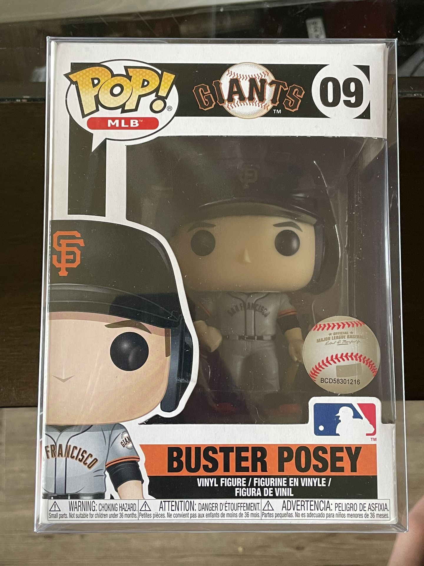 Pop MLB Buster Posey Road Grey Jersey. #09. New In Package. $25.00