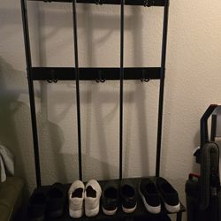Shoe And Coat Rack