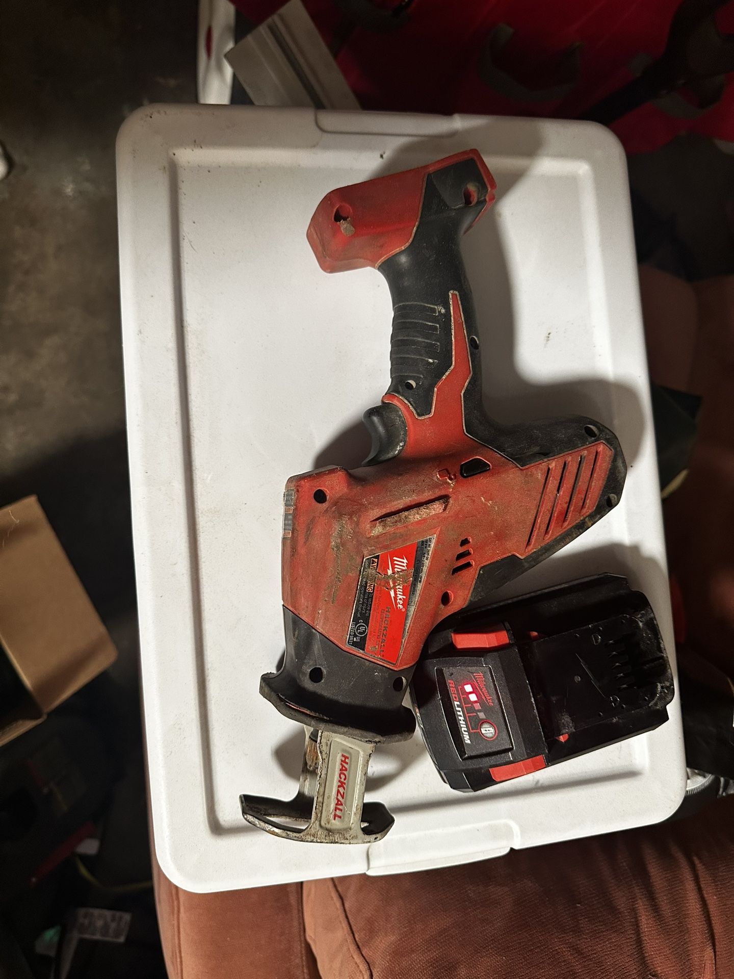 Milwaukee Sawzall Hacksaw With M18 CP3.0 Battery