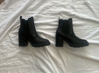 Madden Girl Black Boots - Size 9