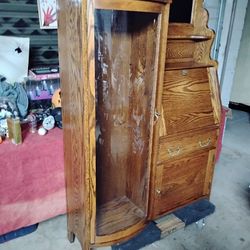 Antique Curio / Secretary Desk 