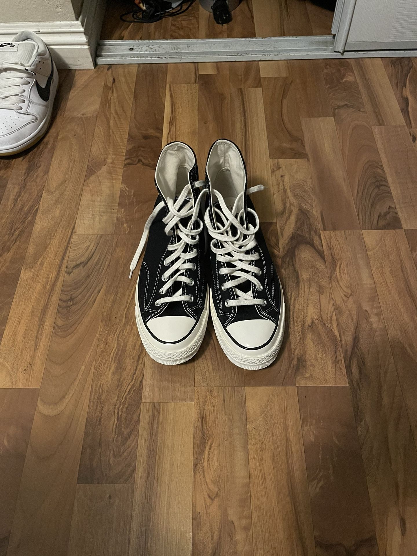 BRAND NEW BLACK CHUCK TAYLOR CONVERSE SZ 10.5 No BOX
