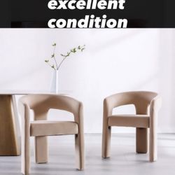 4 Velvet Dining Chairs