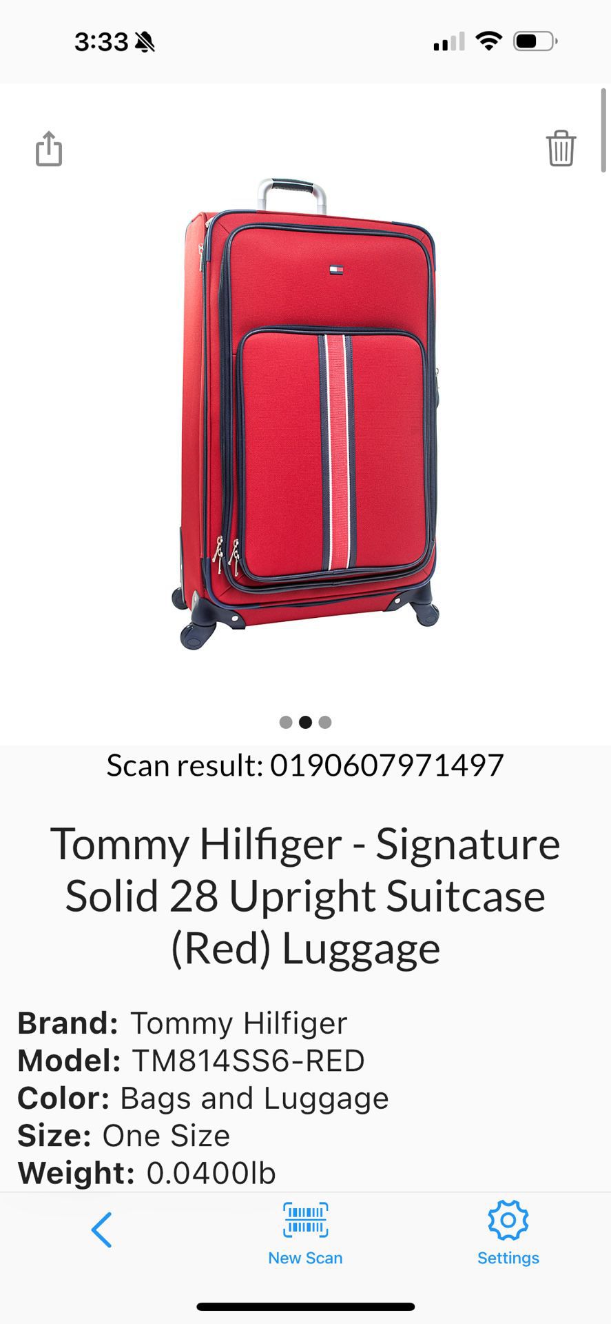 Tommy Hilfiger - Signature Solid 28 Luggage 