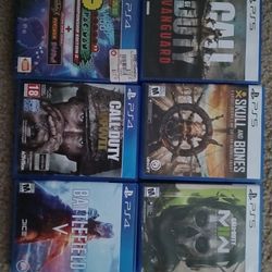 3 Ps5  And 3 Ps4 Games As You See 