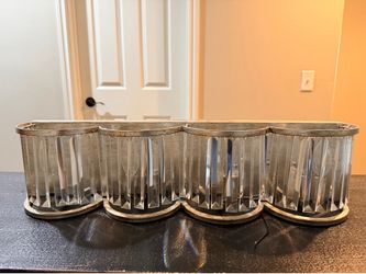 Lamps Plus Crystal Bathroom Vanity Light – 4-Light Wall Fixture