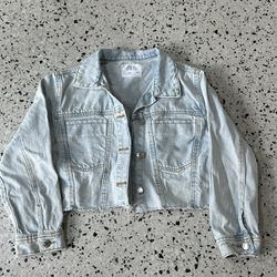 Zara Denim Jacket For Girls, Size 9-10