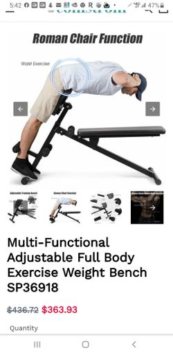 Multi functional bench