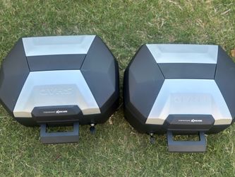 SHAD SH58X Expandable Motorcycle Top Cases – NEW – Carbon Look – Qty 2