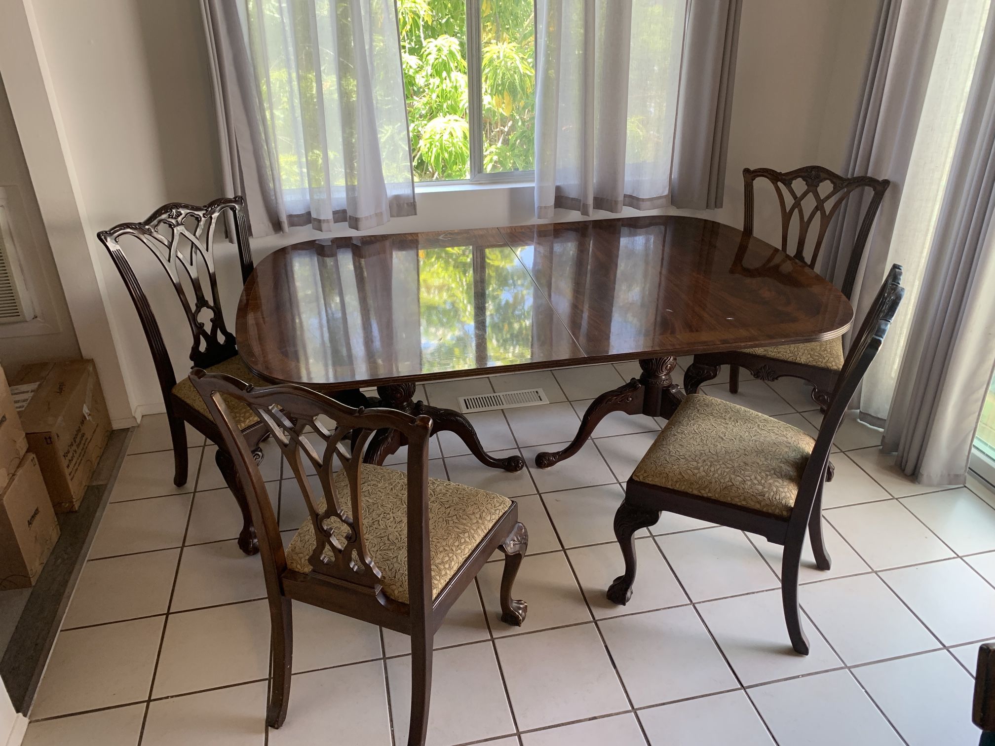 Dining Table - Solid Wood - Antique