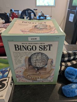 Deluxe Bingo Set (Solid Wood & Metal)