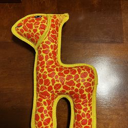 PET TOY TOUGH GIRAFFE 🦒 LOVE… 11” Height By 6” Wide… In Good Condition… $5