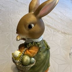 Easter Bunny With Chicks 12” Tall