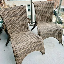 Outdoor Chairs a Pair