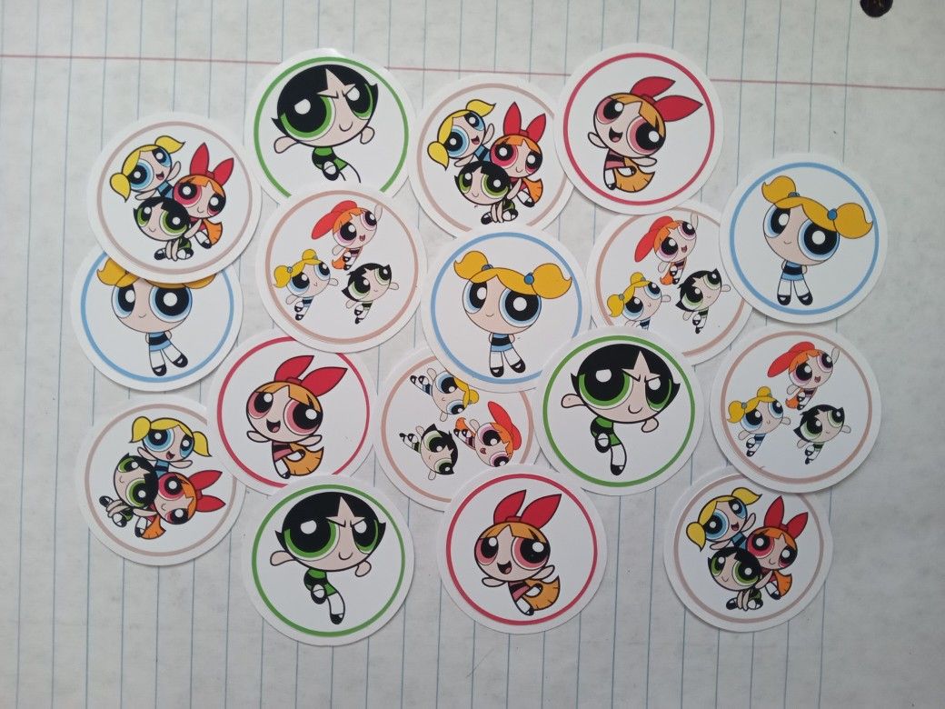 Power Girl Stickers