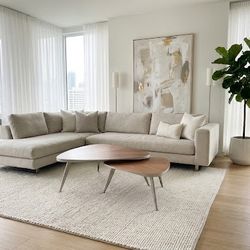 LUXURY MODANI COFFEE TABLE SET WALNUT