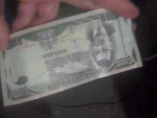 100 Dollar Bill Jamaican