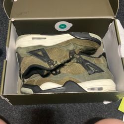 Air Jordan 4 Retro Olive Green
