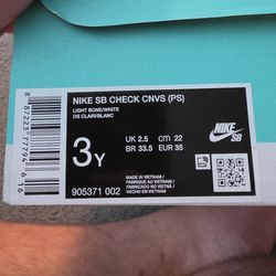 Nike boys 3y Sb Check Cnvs