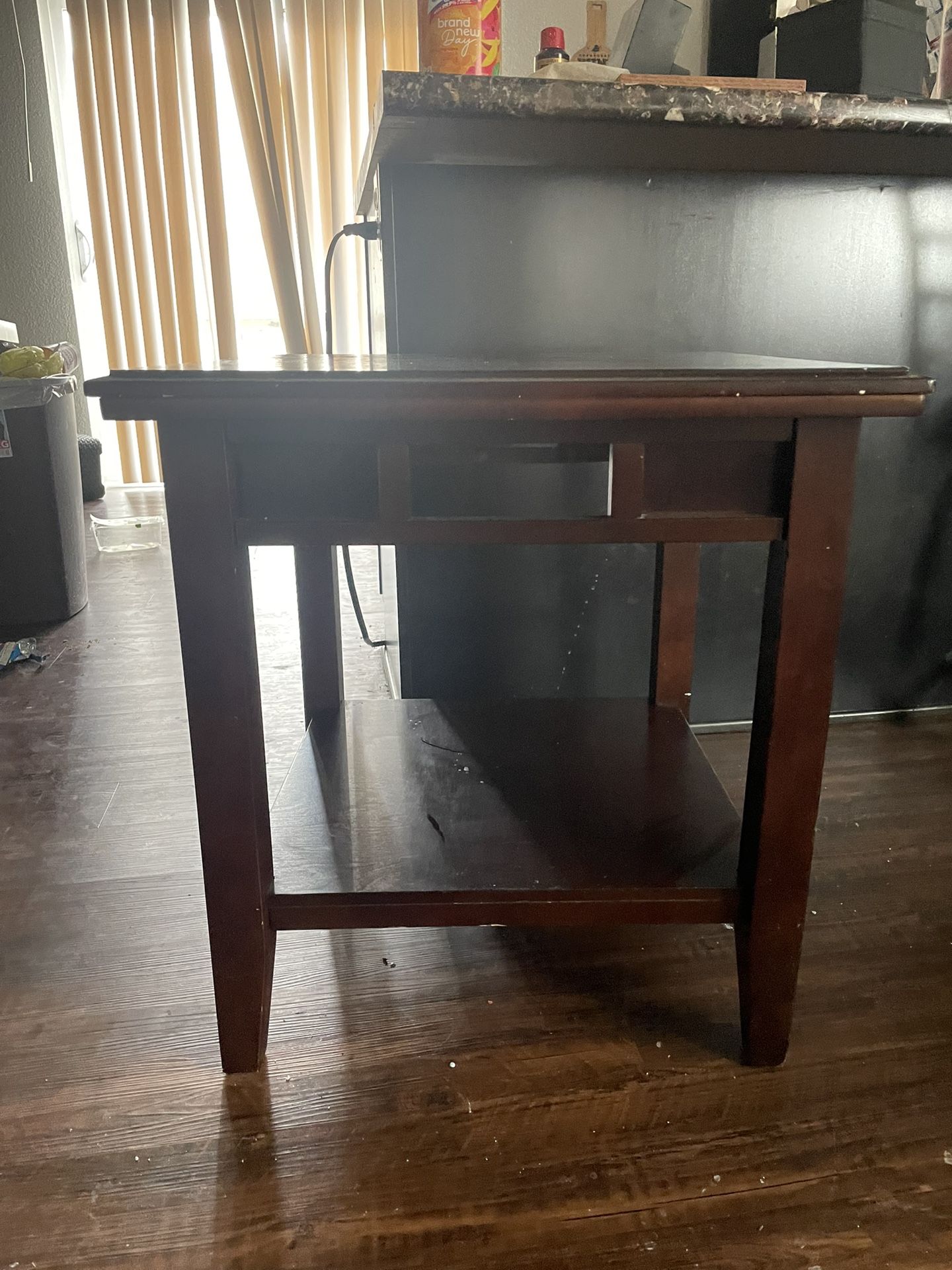 End Table Dark Brown