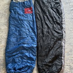Sleeping Bags - Never Outside Like New Clean! - Two