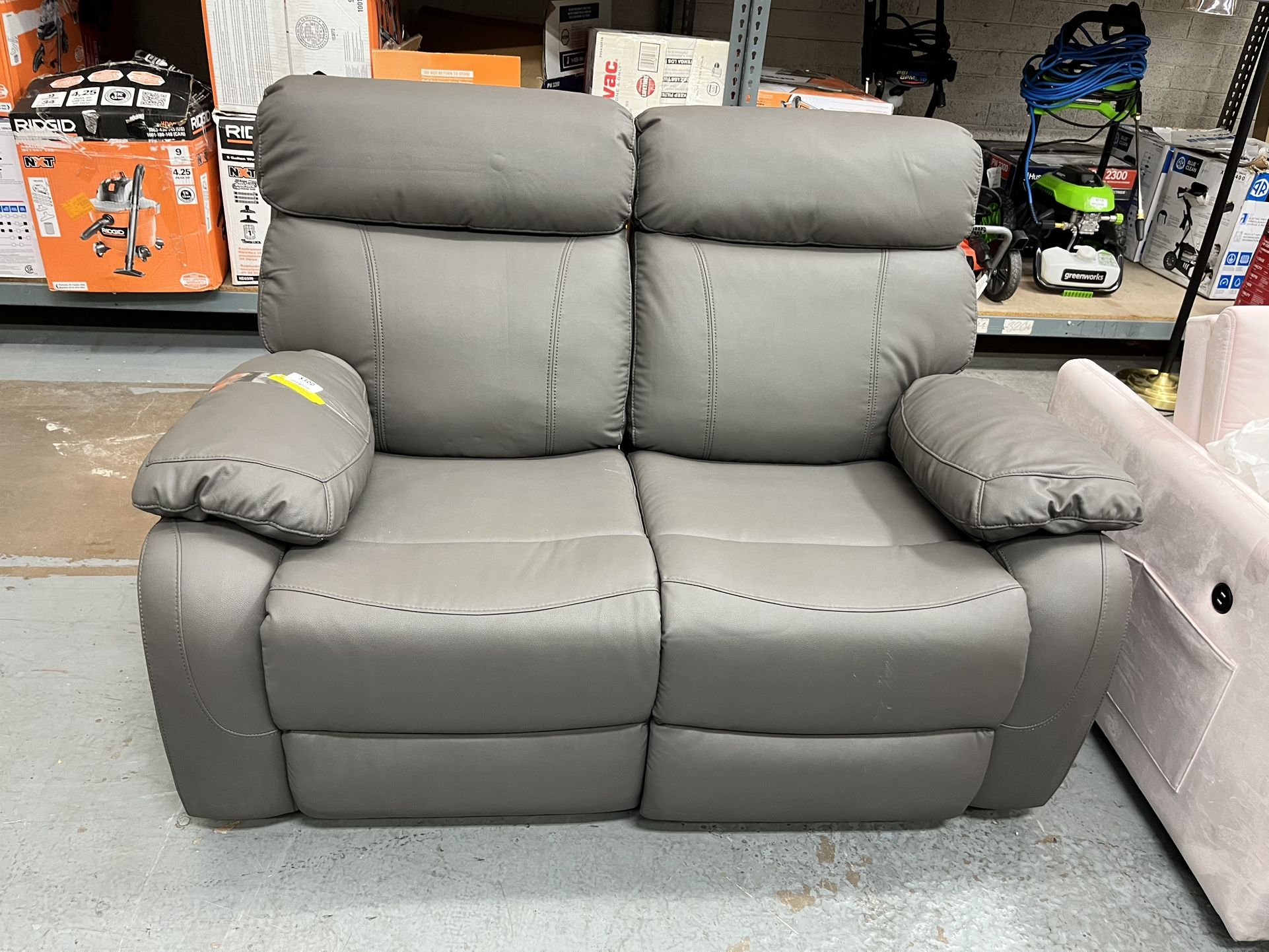Avshalom Faux Leather Powered Recliner Loveseat 59.8”