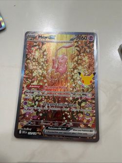 Mew ex Pokémon Card 152/128 Holo Rare