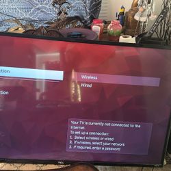 44 Inch TCL ROKU 4k Smart Tv