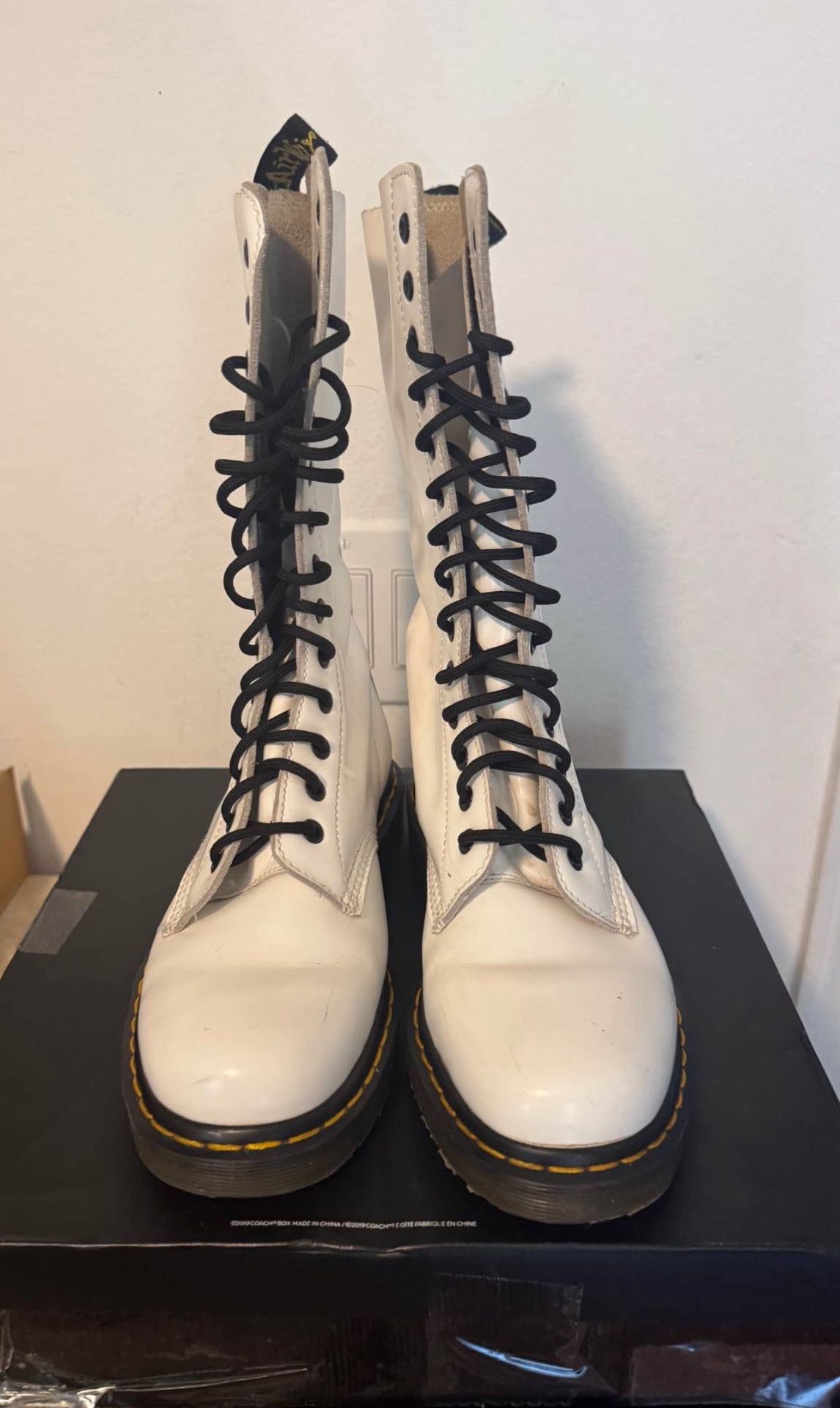 Doc Martens White Boots