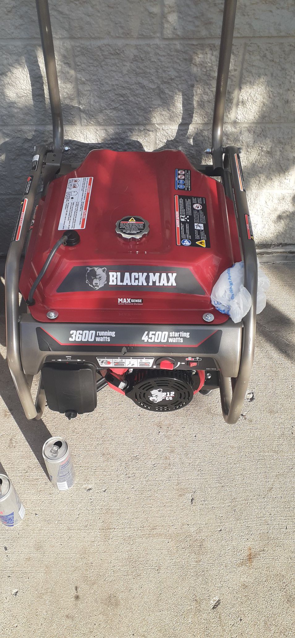 BRAND NEW BLACK MAX 4500 WATT GENERATOR