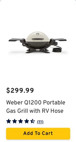 Portable weber barbecue