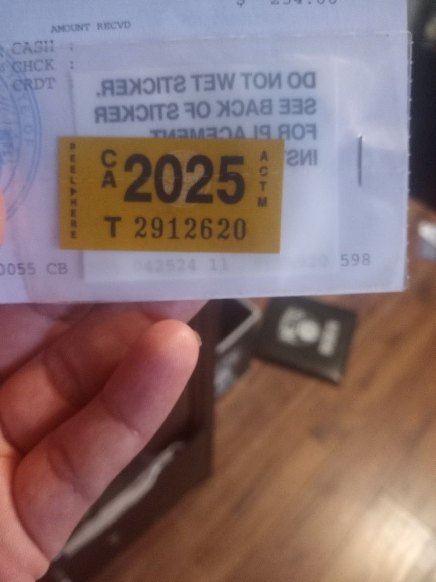 Dmv Car Sticker 2025 for Sale in Los Angeles, CA OfferUp